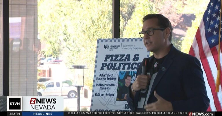Nevada Secretary Of State Aguilar Urges Unr Students To Vote Early