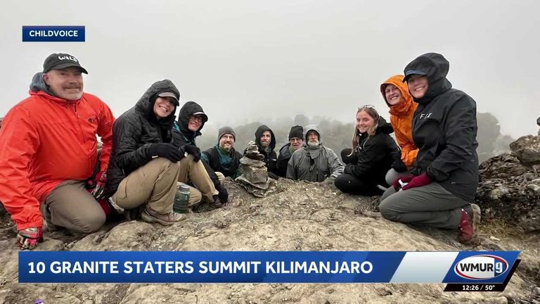 New Hampshire Volunteers Summit Kilimanjaro Raising 140 000 For War Affected Chi