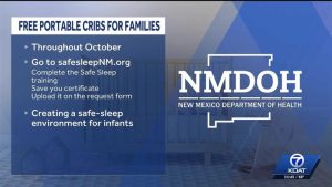 New Mexico Provides Free Portable Cribs To Families In Need This Month