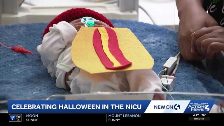 Nicu Nurse At Upmc Magee Womens Brings Halloween Joy To Newborns