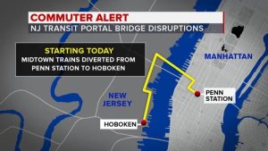 Nj Transit Announces Five Week Phase 2 Portal Bridge Work Cuts Weekday Trains