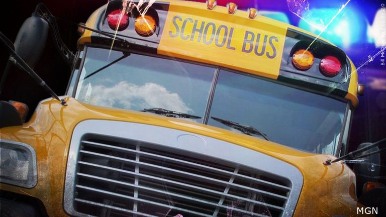 No Injuries Reported After School Bus And Semi Collide Near Fisher Minn