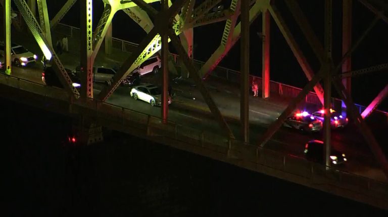 Northbound Traffic Halted On Clark Memorial Bridge After Morning Crash