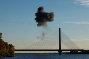 Northern Bridge In Kyiv Damaged By Russian Air Strike Mayor Reports