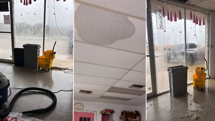 Northwest Side Bakery Shut After Rain Causes Ceiling Damage And Floor Flooding