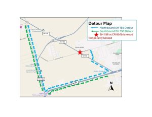 Odessa Intersection Of Sh 158 And Cr 60 Closed For Six Week Drainage Project Sta