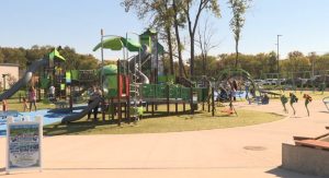 Ohio Township Unveils New 18 Acre Park With Playground Splash Pad And Courts