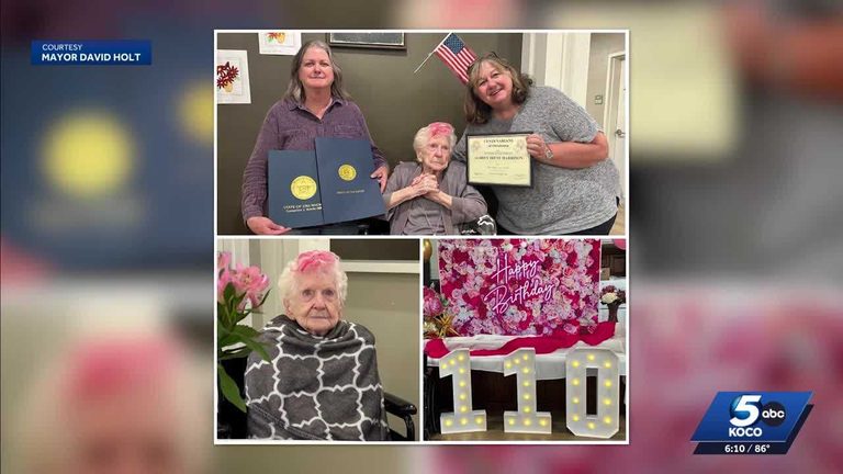 Oklahoma City Honors Audrey Harrison On Her 110Th Birthday