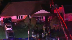 One Injured In Two Alarm Fire On Pollok Place In Hicksville