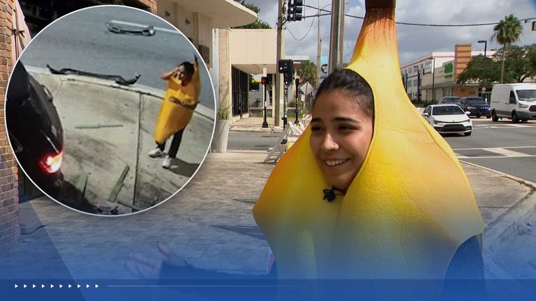 Orlando Bar Celebrates Banana Hero Who Called 911 After Crash