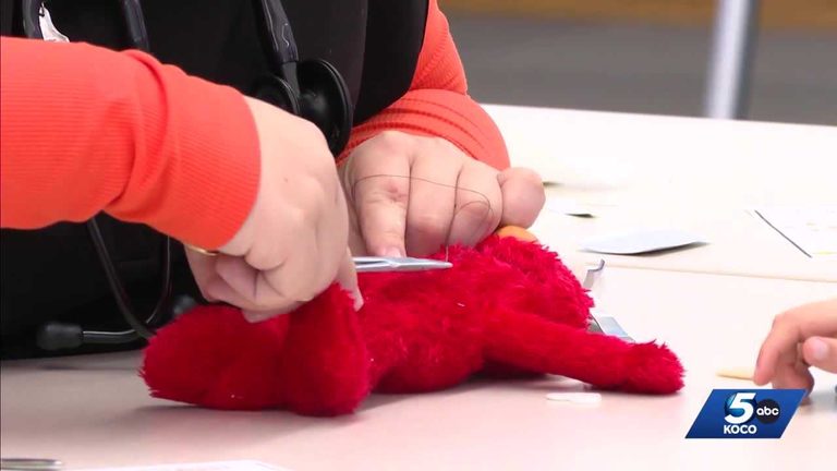 Osu Veterinary College Open House In Stillwater Engages Families With Teddy Bear