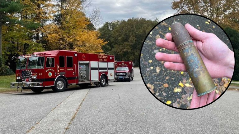 Paxton Fire Department Coordinates Safe Removal Of Century Old Wwi Artillery She
