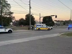 Pedestrian Recovering After Collision On Wall Triana Boulevard In Huntsville