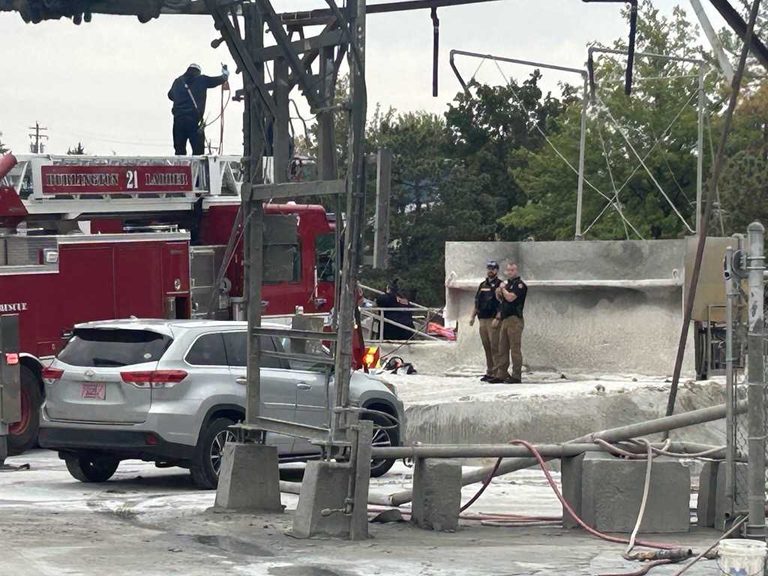 Person Airlifted After Industrial Accident At Boone Ready Mix In Burlington