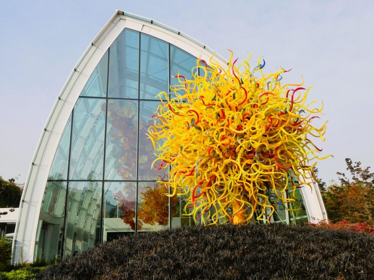 Museum of Glass – Exterior Sculpture Walk & Chihuly Bridge of Glass — Tacoma