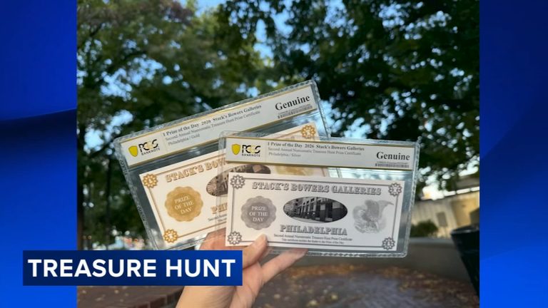 Philadelphia Residents Hunt For Hidden Coin Certificates In Citywide Scavenger H