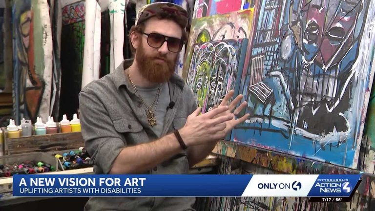 Pittsburgh Artist Benny Blindspots Finds Purpose In Vision Loss Showcases Work N