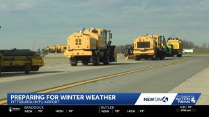 Pittsburgh International Airport Crews Rehearse Winter Readiness In Coordinated