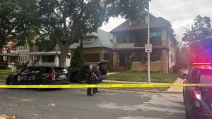 Police Block Off 48Th And Hadley After Vehicle Crash Officer Injured