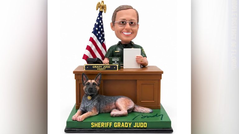 Polk County Sheriff S Office Releases New Grady Judd Bobblehead To Fund Local Ch