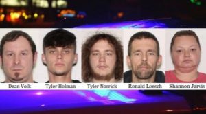 Posey County Drug Task Force Arrests Five Dealers In Operation Autumn Chill