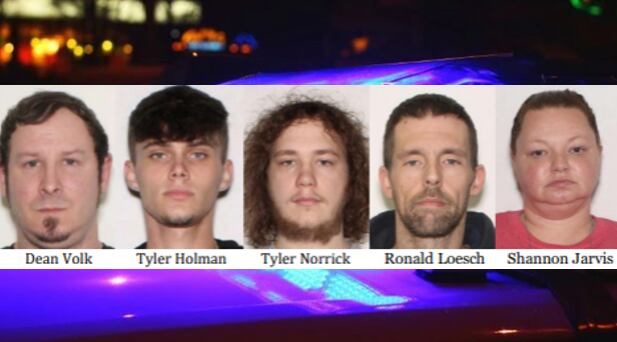 Posey County Drug Task Force Arrests Five Dealers In Operation Autumn Chill