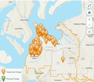 Power Outage Leaves Over 13 000 Customers In Pierce County Without Electricity