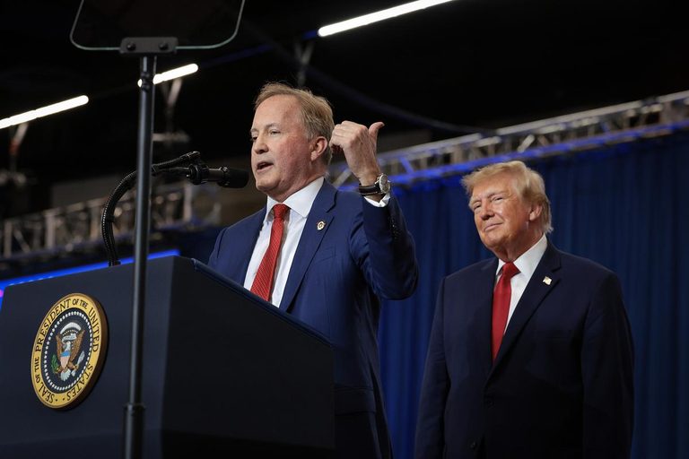 President Trump Draws Massive Crowd To Lubbock Civic Center While Talarico Rally