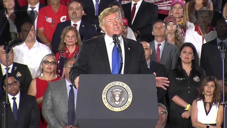 President Trump Heads To Palm Beach To Vote Prompting Local Road Closures