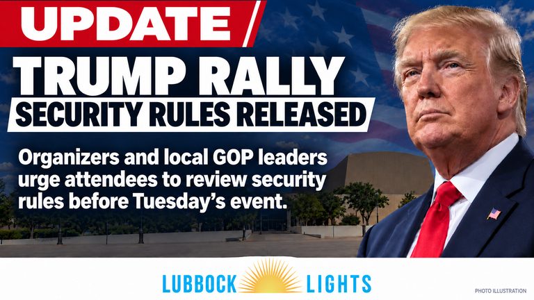 President Trump To Rally In Lubbock On Oct 27 Security Rules Released And Senate