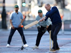 Prince William Turns The Mall Into A Cricket Pitch To Spotlight Earthshot Climat