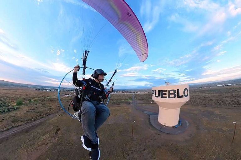Pueblo Air Traffic Controller Commutes To Work By Flying A Paramotor