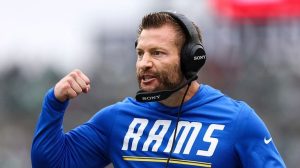 Rams Coach Sean Mcvay Addresses Staff S Middle Finger Gesture After Eagles Win