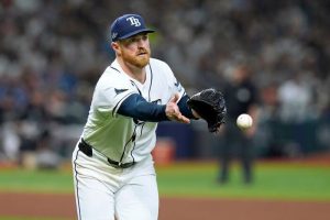 Rasmussen Carries Rays To 1 0 Win With Seven Inning No Hit Bid In Alds Game 1