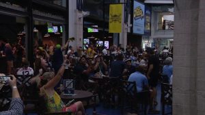 Rays Fans Gather At Tropicana Field For Alcs Game 3 Watch Party