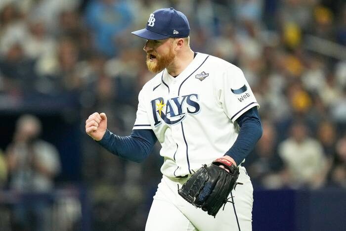 Rays Pitcher Drew Rasmussen Takes The Ball On Short Rest In World Series Game 5