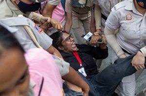 Reporters Say Delhi Police Used Excessive Force On Journalists Covering Youth Pr