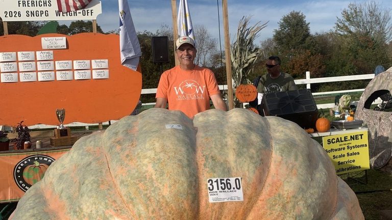 Rhode Island Pumpkin Shatters World Record At Southern New England Weigh Off
