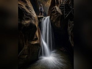 Rock Sprite Explores Kanarra Creek After Zion Crowds