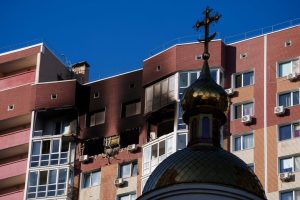 Russian Air Strikes Force Partial Closures Of Three Kyiv Bridges Causing Traffic