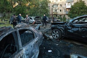 Russian Missile And Drone Strikes Kill Two And Wound Five In Ukraine