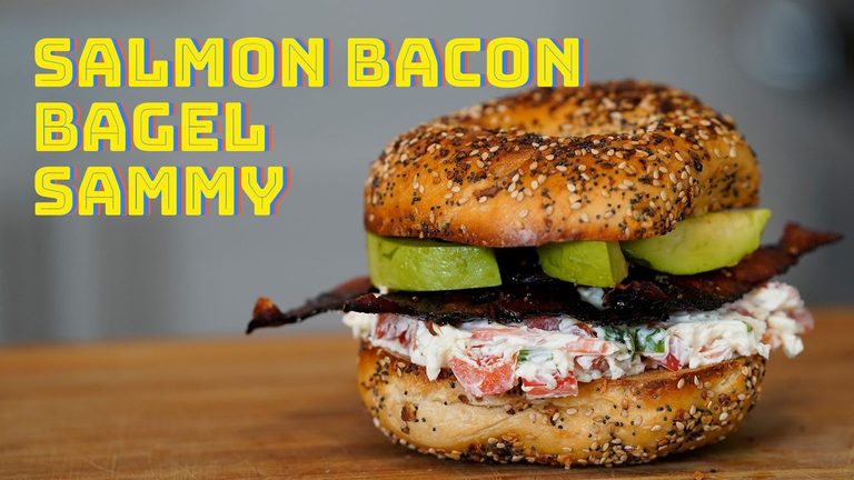 Salmon Bacon Bagel Sammy Recipe Featured On Weekend Today In Syracuse