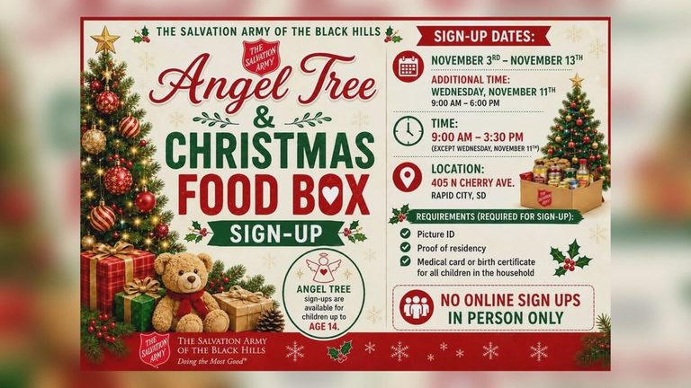 Salvation Army Launches Angel Tree And Christmas Food Box Sign Ups For Rapid Cit