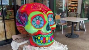 San Antonio Artists Showcase D A De Los Muertos Calaveras At The Pearl
