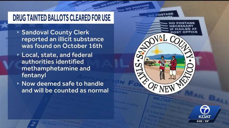 Sandoval County Clears Drug Tainted Absentee Ballot Box And Confirms Safety