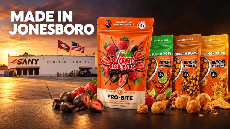 Sany Nutrition Unveils Three New Protein Snacks Made In Jonesboro