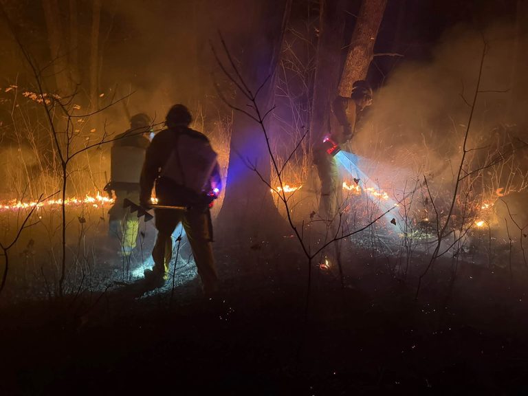 Sauk County Firefighters Contain Intentional Woodland Fire In Sumpter Township