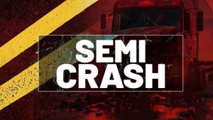 Semi Truck Overturns Closing Highway 35 Near Ardmore Traffic Resumes After Sever