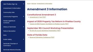 Seminole City Council Trims Amendment 3 Links After Rep Jacques Complaint