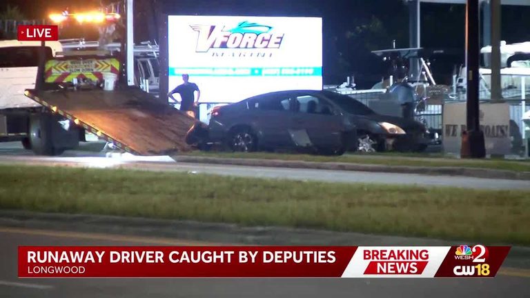 Seminole County Deputy Arrests Driver Who Fled Traffic Stop And Crashed Into Ano
